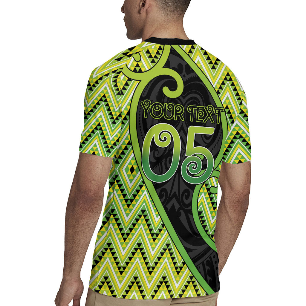 Custom Aotearoa Atua Tanemahuta Rugby Jersey God Of Forests Koru Patterns Koru Patterns