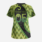 Custom Aotearoa Atua Tanemahuta Scrub Top God Of Forests Koru Patterns Koru Patterns