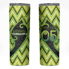 Custom Aotearoa Atua Tanemahuta Skinny Tumbler God Of Forests Koru Patterns Koru Patterns