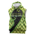 Custom Aotearoa Atua Tanemahuta Sleeveless Hoodie God Of Forests Koru Patterns Koru Patterns