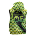 Custom Aotearoa Atua Tanemahuta Sleeveless Hoodie God Of Forests Koru Patterns Koru Patterns