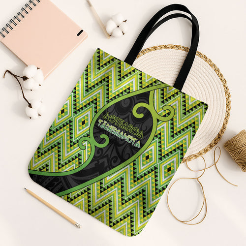 Aotearoa Atua Tanemahuta Tote Bag God Of Forests Koru Patterns Koru Patterns