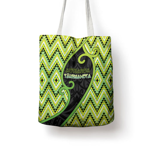 Aotearoa Atua Tanemahuta Tote Bag God Of Forests Koru Patterns Koru Patterns
