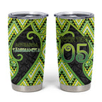 Custom Aotearoa Atua Tanemahuta Tumbler Cup God Of Forests Koru Patterns Koru Patterns