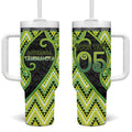 Custom Aotearoa Atua Tanemahuta Tumbler With Handle God Of Forests Koru Patterns Koru Patterns