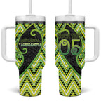 Custom Aotearoa Atua Tanemahuta Tumbler With Handle God Of Forests Koru Patterns Koru Patterns