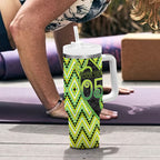 Custom Aotearoa Atua Tanemahuta Tumbler With Handle God Of Forests Koru Patterns Koru Patterns