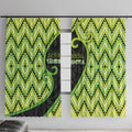 Aotearoa Atua Tanemahuta Window Curtain God Of Forests Koru Patterns Koru Patterns