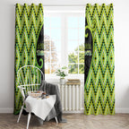 Aotearoa Atua Tanemahuta Window Curtain God Of Forests Koru Patterns Koru Patterns