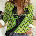 Custom Aotearoa Atua Tanemahuta Women Casual Shirt God Of Forests Koru Patterns Koru Patterns