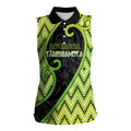 Custom Aotearoa Atua Tanemahuta Women Sleeveless Polo Shirt God Of Forests Koru Patterns Koru Patterns