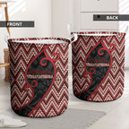 Aotearoa Atua Tumatauenga Laundry Basket God Of War Koru Patterns