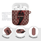Aotearoa Atua Tumatauenga AirPods Case God Of War Koru Patterns
