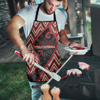 Aotearoa Atua Tumatauenga Apron God Of War Koru Patterns