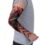Custom Aotearoa Atua Tumatauenga Arm Sleeves God Of War Koru Patterns