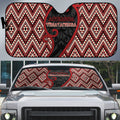 Aotearoa Atua Tumatauenga Auto Sun Shade God Of War Koru Patterns