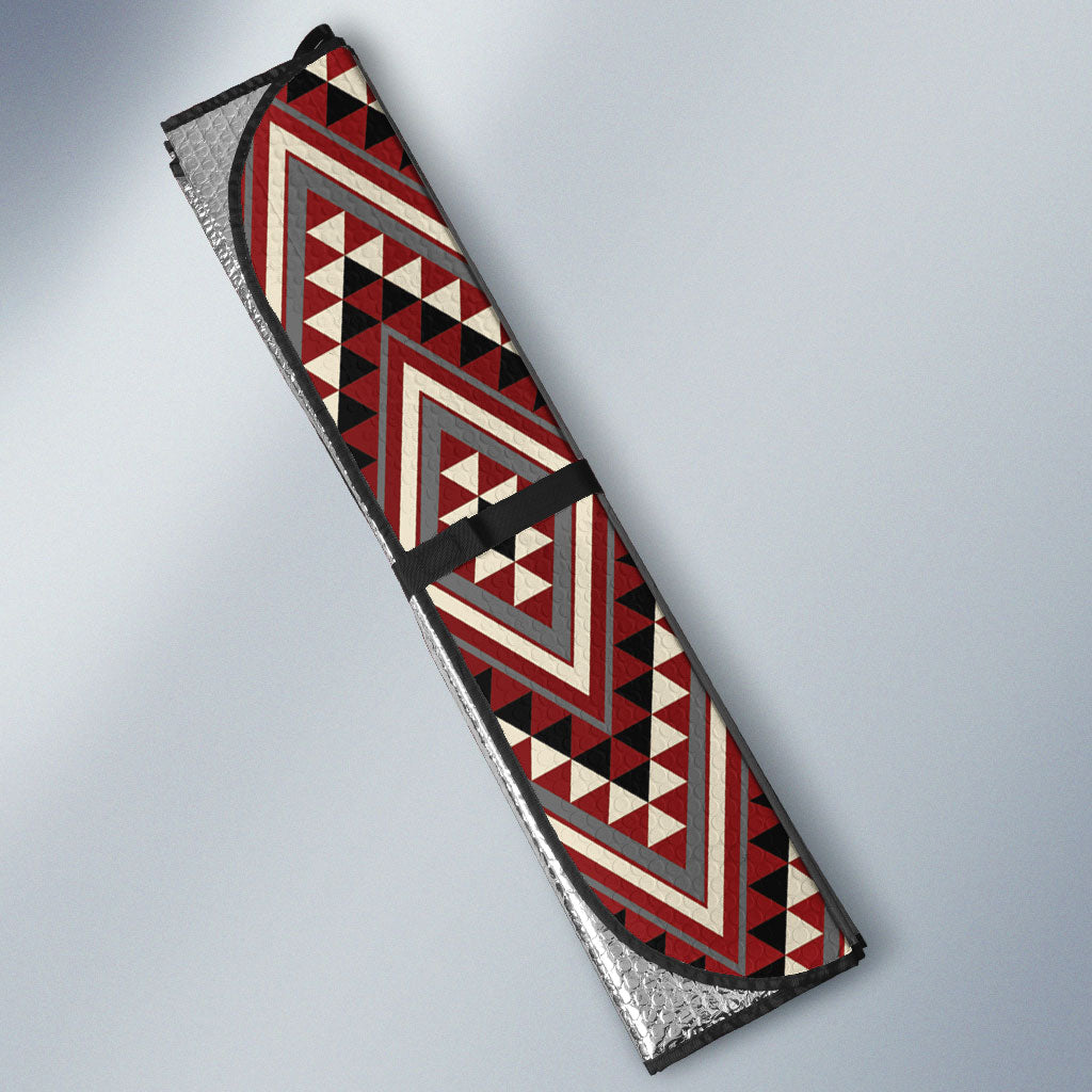 Aotearoa Atua Tumatauenga Auto Sun Shade God Of War Koru Patterns
