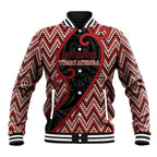 Custom Aotearoa Atua Tumatauenga Baseball Jacket God Of War Koru Patterns