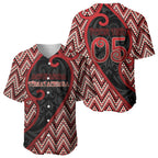 Custom Aotearoa Atua Tumatauenga Baseball Jersey God Of War Koru Patterns