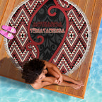 Aotearoa Atua Tumatauenga Beach Blanket God Of War Koru Patterns