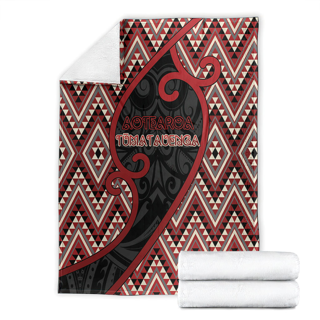 Aotearoa Atua Tumatauenga Blanket God Of War Koru Patterns
