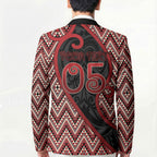 Custom Aotearoa Atua Tumatauenga Blazer God Of War Koru Patterns