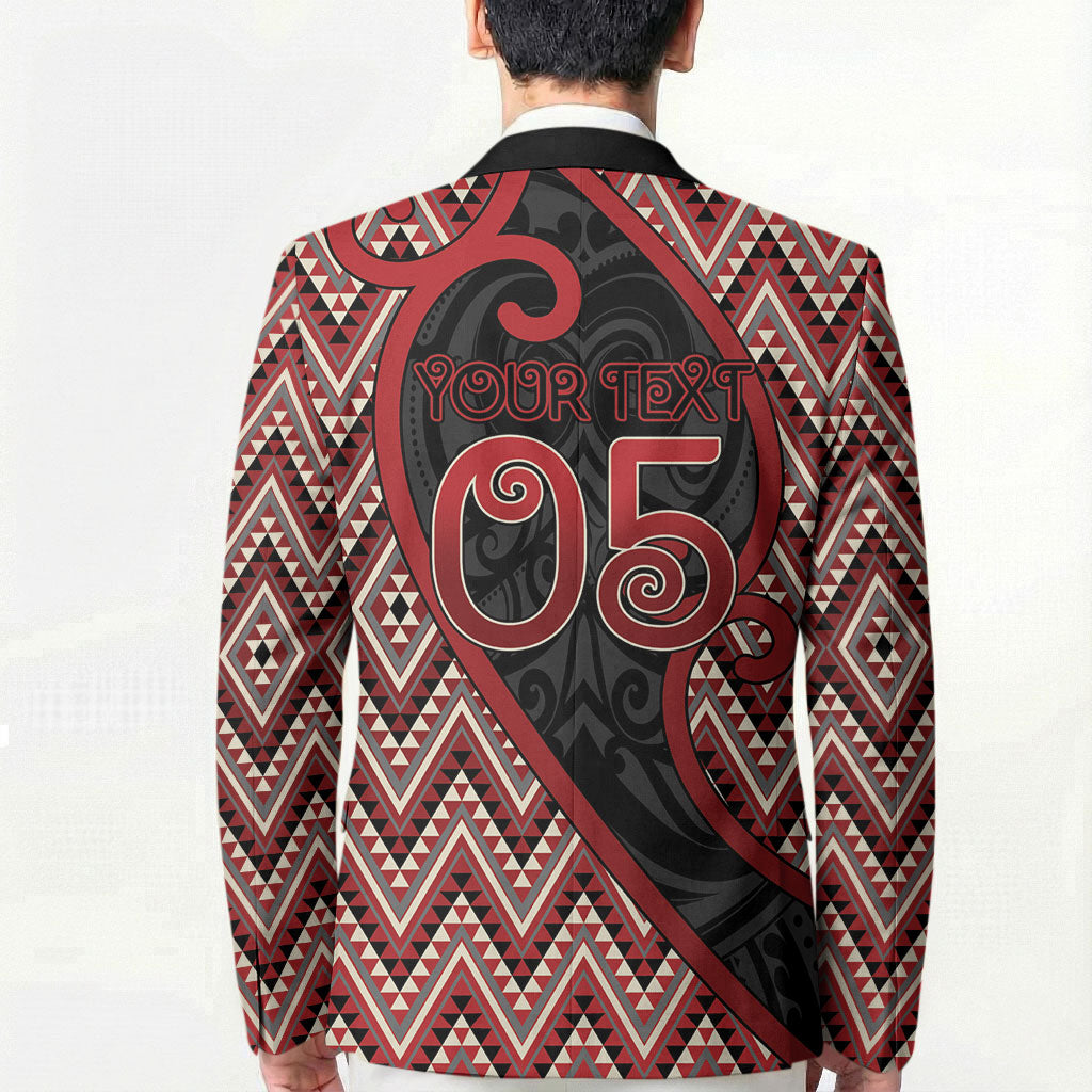 Custom Aotearoa Atua Tumatauenga Blazer God Of War Koru Patterns