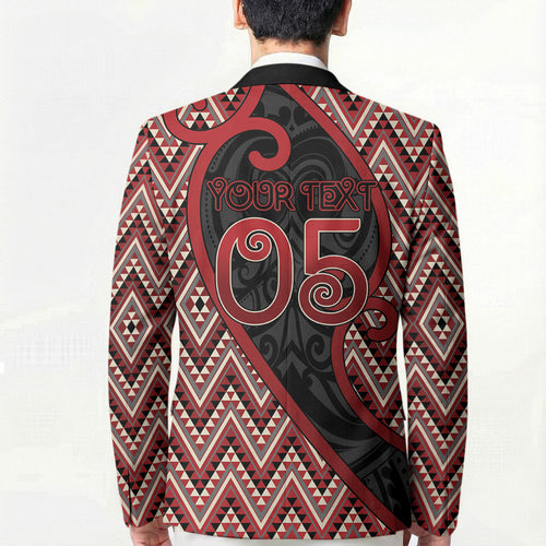 Custom Aotearoa Atua Tumatauenga Blazer God Of War Koru Patterns