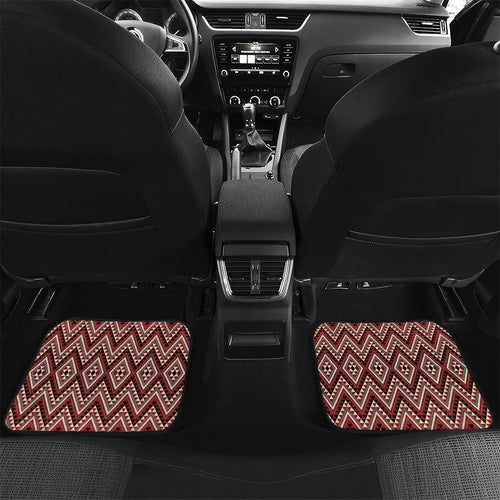 Custom Aotearoa Atua Tumatauenga Car Mats God Of War Koru Patterns