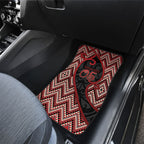 Custom Aotearoa Atua Tumatauenga Car Mats God Of War Koru Patterns