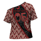 Custom Aotearoa Atua Tumatauenga Cross Shoulder Shirt God Of War Koru Patterns
