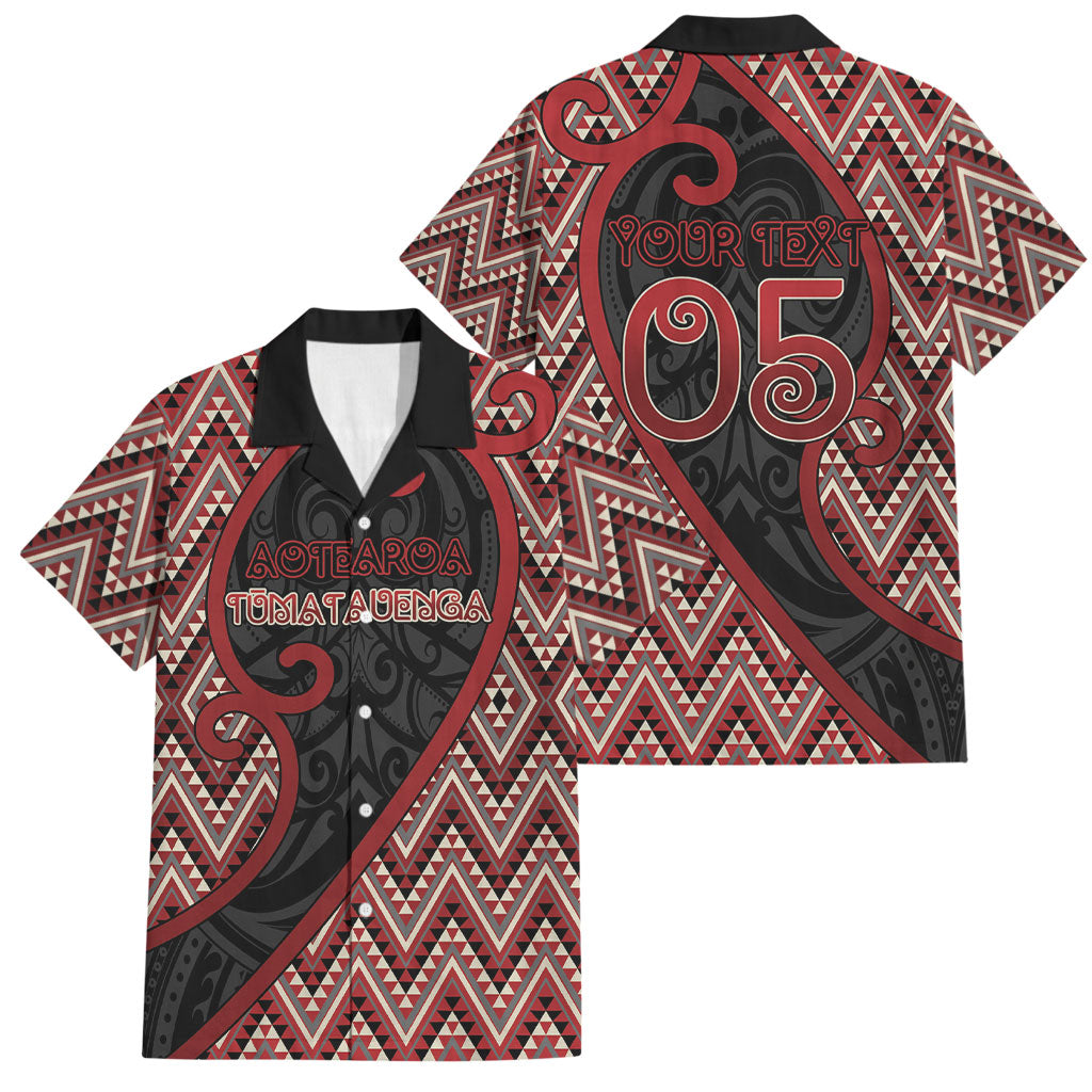 Custom Aotearoa Atua Tumatauenga Family Matching Puletasi and Hawaiian Shirt God Of War Koru Patterns