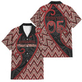 Custom Aotearoa Atua Tumatauenga Family Matching Puletasi and Hawaiian Shirt God Of War Koru Patterns