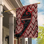 Aotearoa Atua Tumatauenga Garden Flag God Of War Koru Patterns