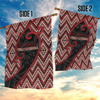 Aotearoa Atua Tumatauenga Garden Flag God Of War Koru Patterns