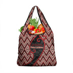 Aotearoa Atua Tumatauenga Grocery Bag God Of War Koru Patterns