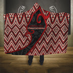 Aotearoa Atua Tumatauenga Hooded Blanket God Of War Koru Patterns