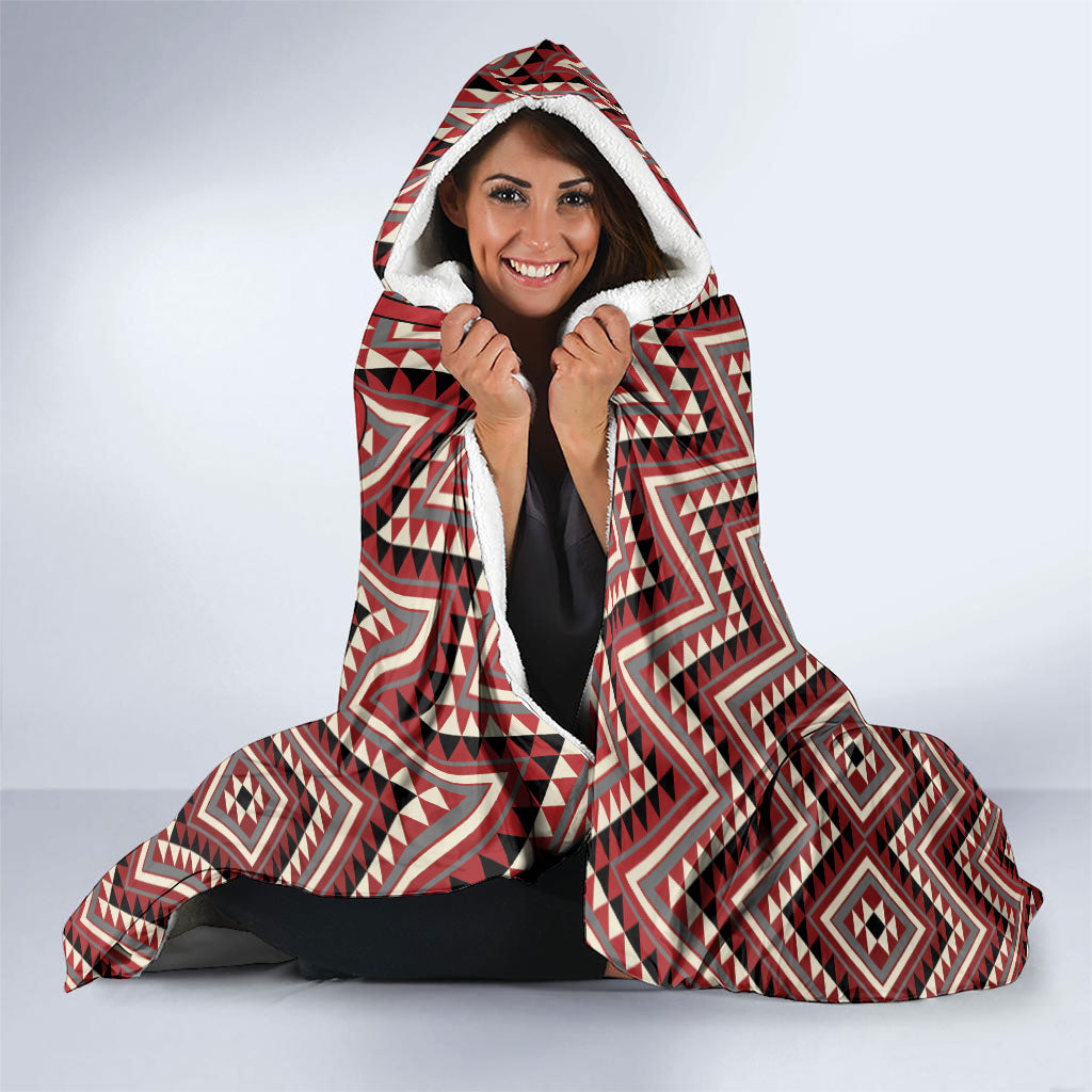 Aotearoa Atua Tumatauenga Hooded Blanket God Of War Koru Patterns