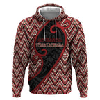 Custom Aotearoa Atua Tumatauenga Hoodie God Of War Koru Patterns