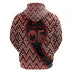 Custom Aotearoa Atua Tumatauenga Hoodie God Of War Koru Patterns