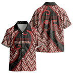 Custom Aotearoa Atua Tumatauenga Kid Hawaiian Shirt God Of War Koru Patterns