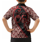 Custom Aotearoa Atua Tumatauenga Kid Hawaiian Shirt God Of War Koru Patterns