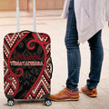Aotearoa Atua Tumatauenga Luggage Cover God Of War Koru Patterns