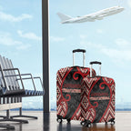 Aotearoa Atua Tumatauenga Luggage Cover God Of War Koru Patterns