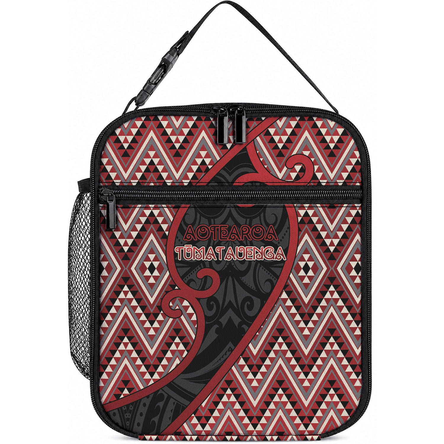 Aotearoa Atua Tumatauenga Lunch Bag God Of War Koru Patterns