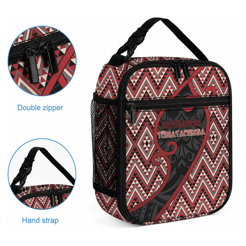 Aotearoa Atua Tumatauenga Lunch Bag God Of War Koru Patterns
