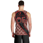 Custom Aotearoa Atua Tumatauenga Men Tank Top God Of War Koru Patterns