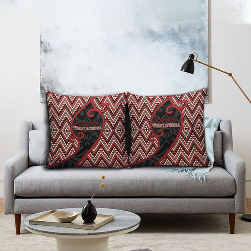 Aotearoa Atua Tumatauenga Pillow Cover God Of War Koru Patterns