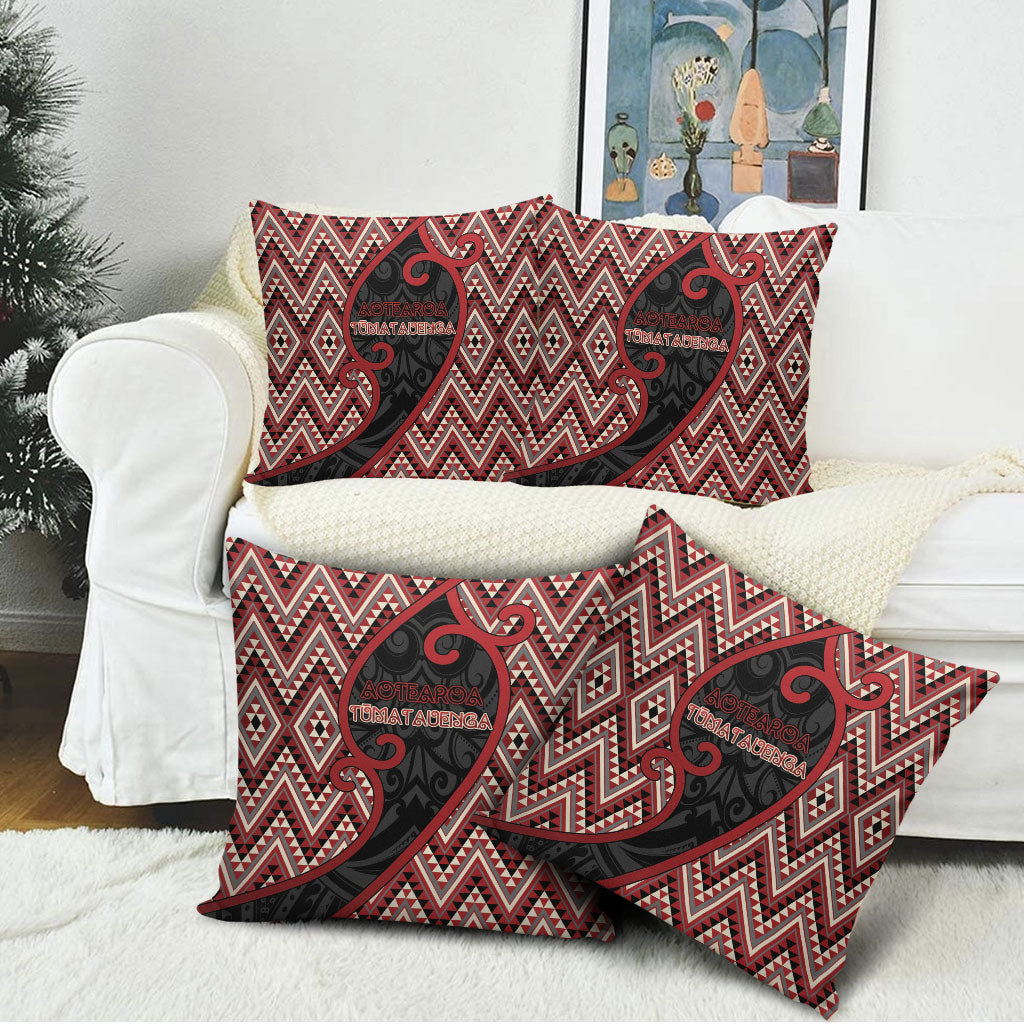 Aotearoa Atua Tumatauenga Pillow Cover God Of War Koru Patterns