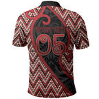 Custom Aotearoa Atua Tumatauenga Polo Shirt God Of War Koru Patterns